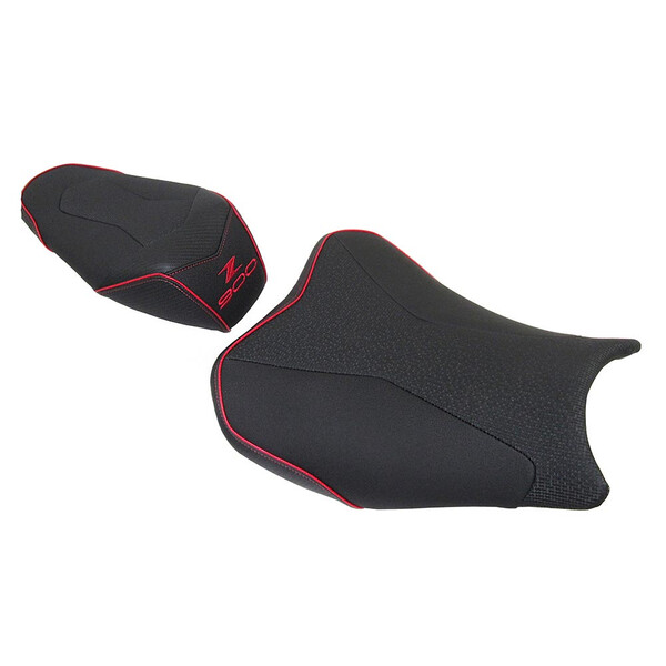 Bagster - Selle Ready Luxe Kawasaki Z900 (2017-2019) Noir / Rouge