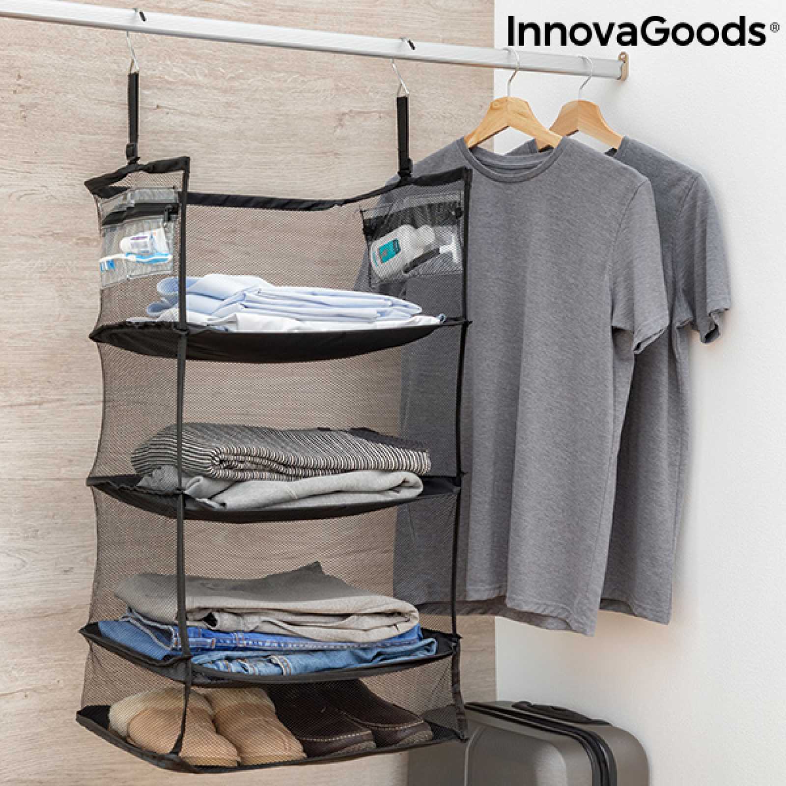 Organizador de bagagem portátil e dobrável InnovaGoods (1 unidade)