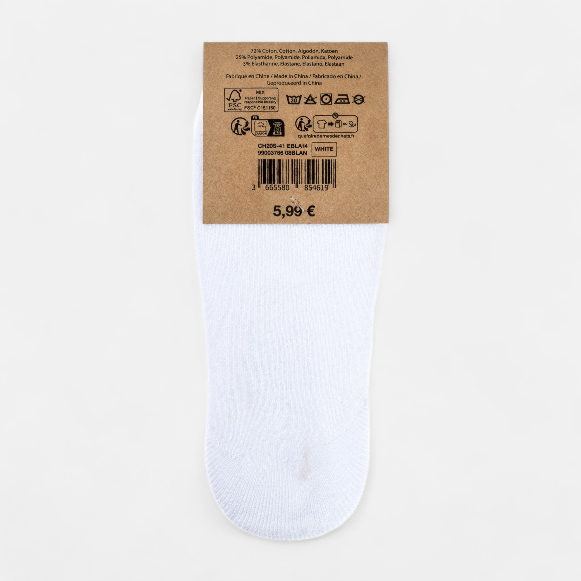 Chaussettes Femme blanc