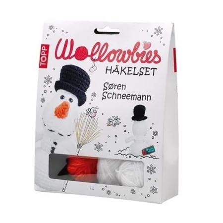 Topp Wollowbies Häkelset Sören Schneemann
