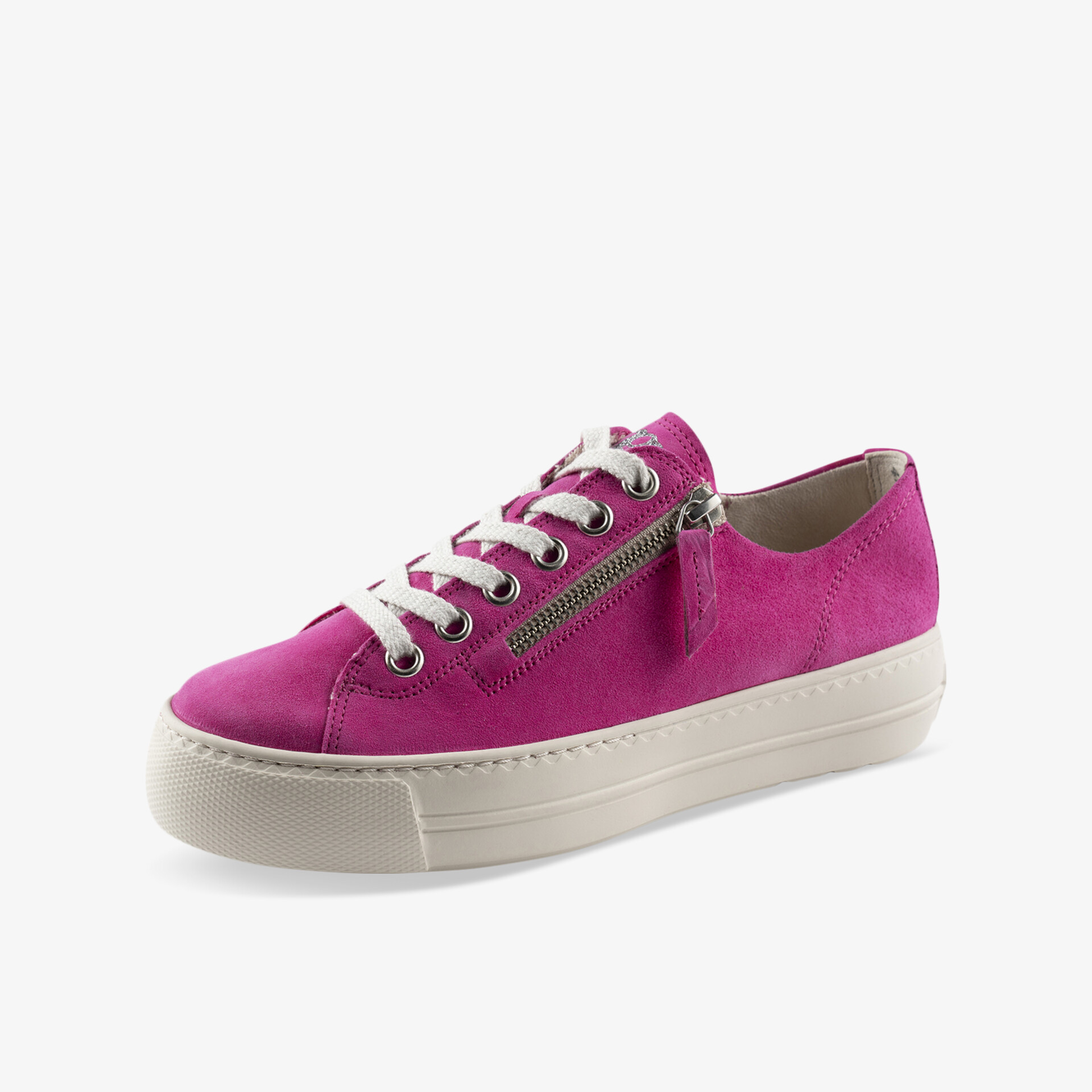 paul green Damen Plateau Schnürer pink