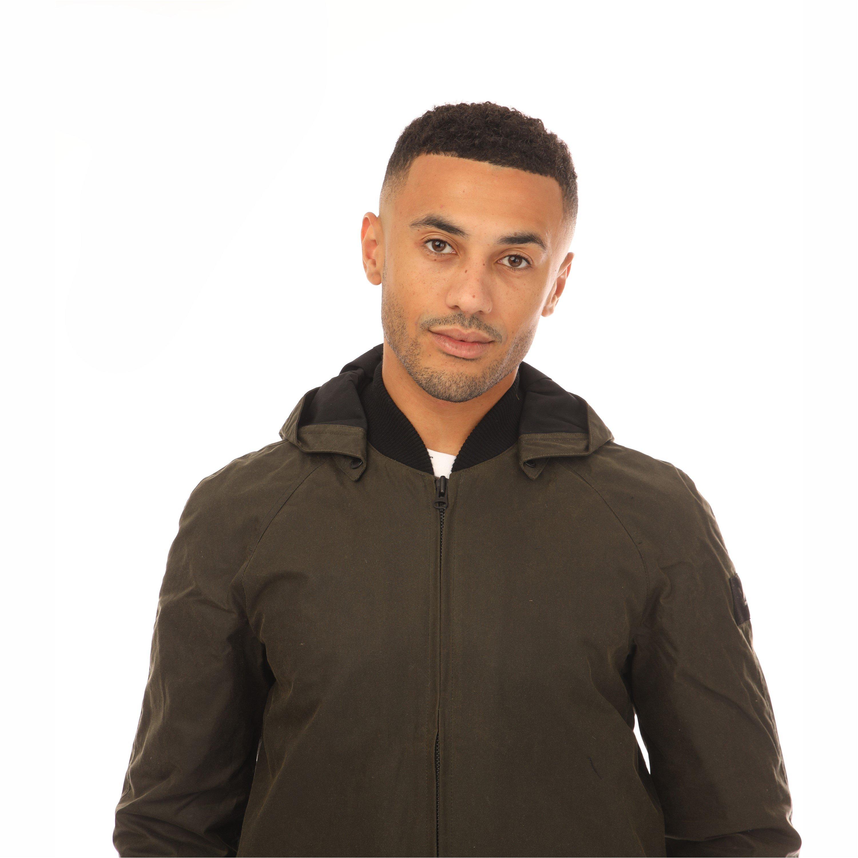 Lyle and Scott Wax Bomber Jacket