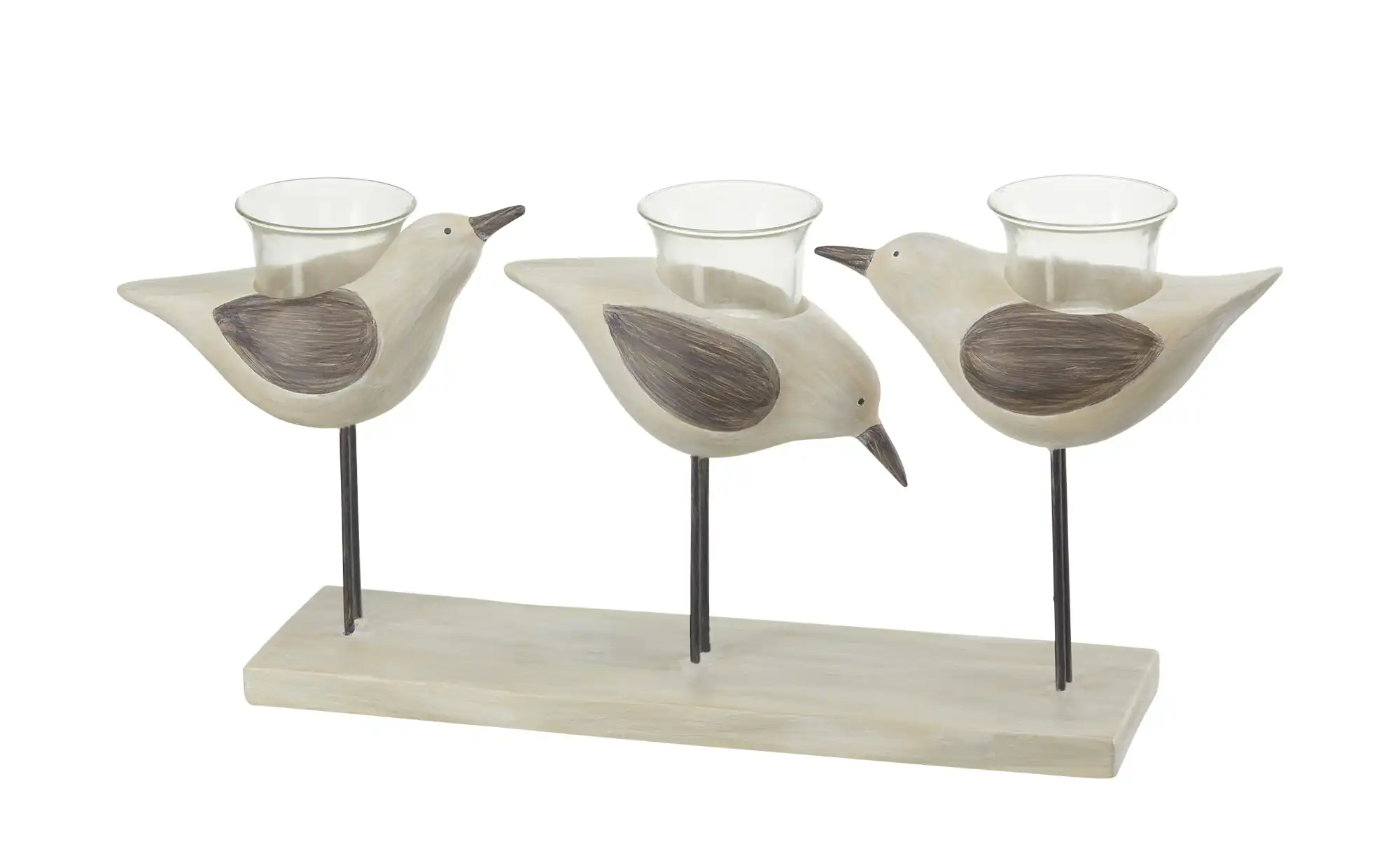 3er Teelichthalter  Vögel