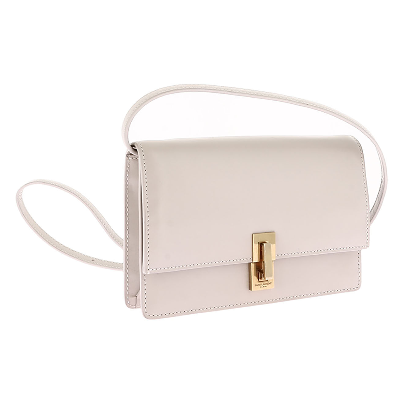 Saint Laurent Sac bandoulière en Cuir lisse crème - Neuf sans étiquette - L.19.5 cm