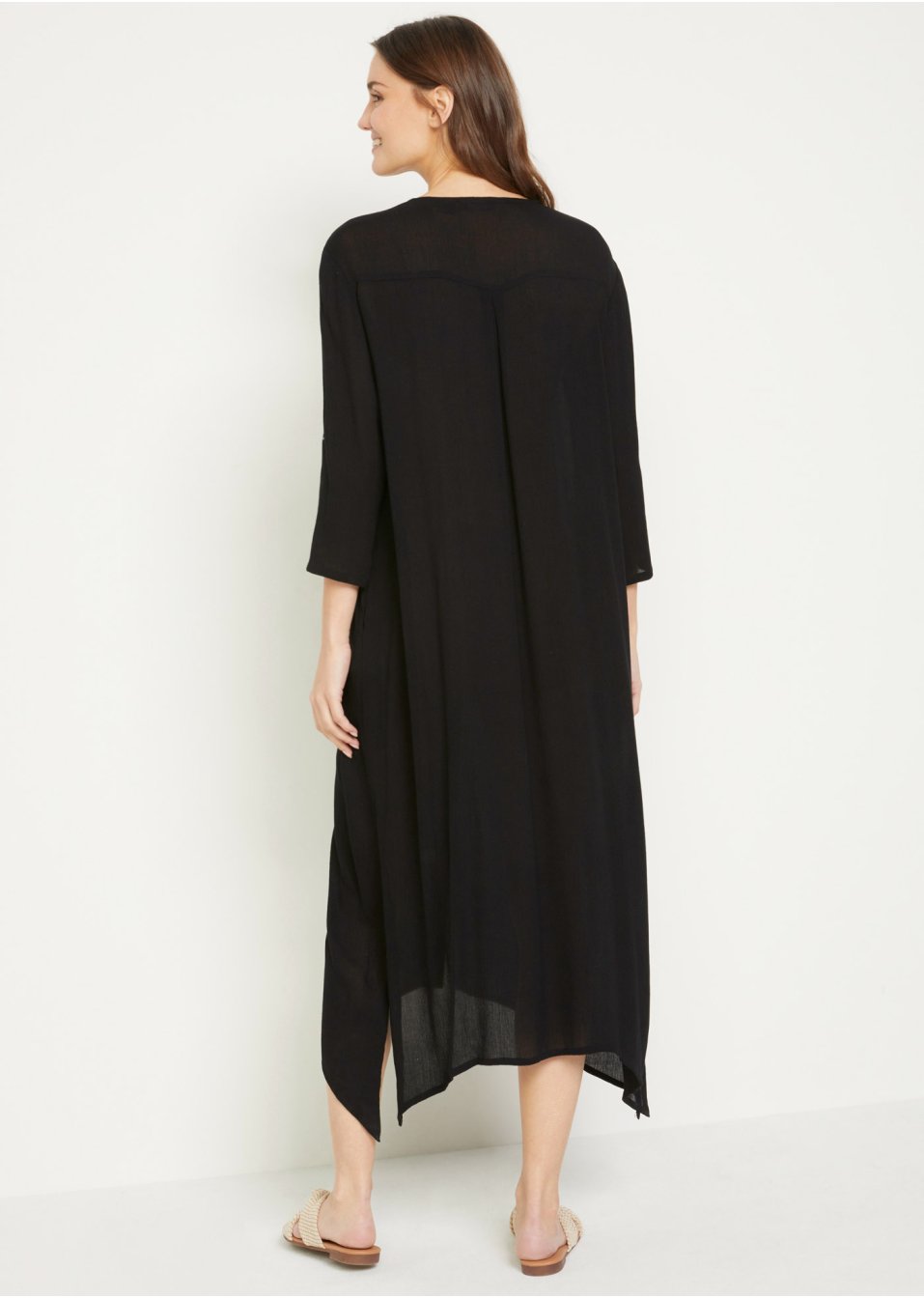 Robe caftan en viscose