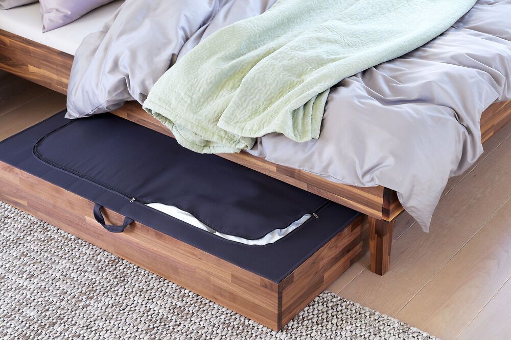CARA Bett - Nussbaum / B: 120.0 cm x T: 200.0 cm