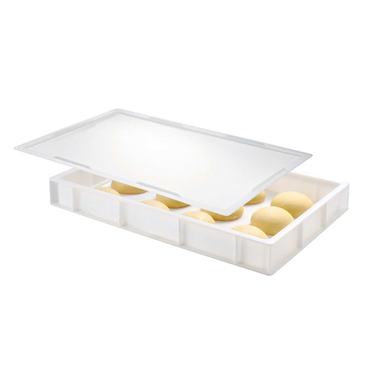 Bac à pâtons 15L blanc (600x400x90mm) - Gilac