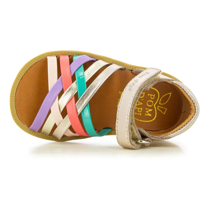 Pom d'Api Sandales Poppy Lux | Or