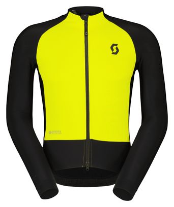 Veste Manches Longues Homme Scott RC Pro Warm Hybrid Windstopper Noir/Jaune