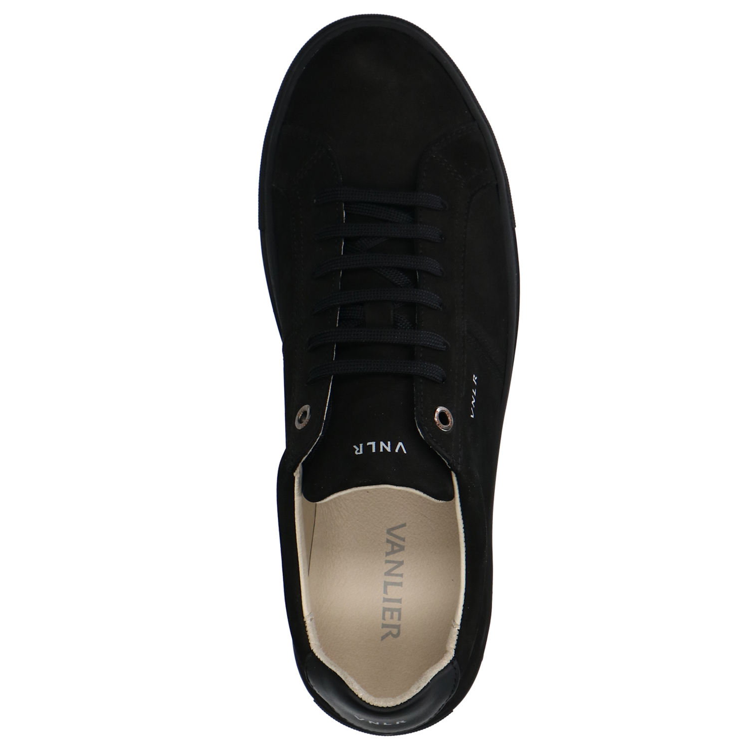 Zwarte nubuck sneakers