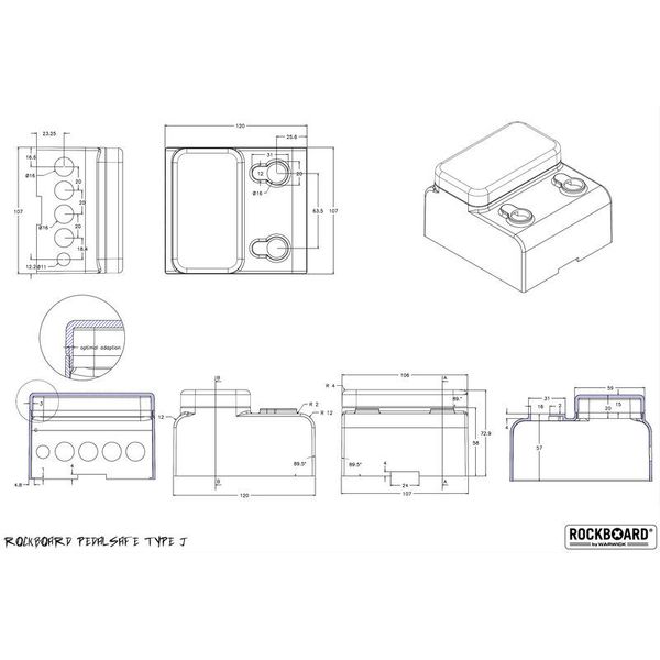 Rockboard Pedalsafe Type J