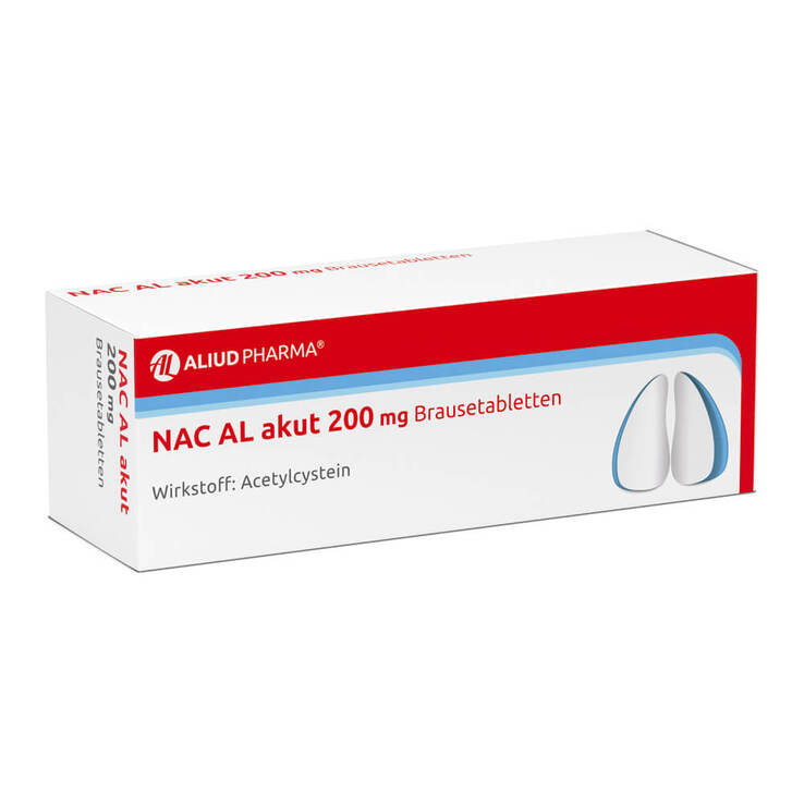 NAC AL akut 200 mg Brausetabletten, 20 St