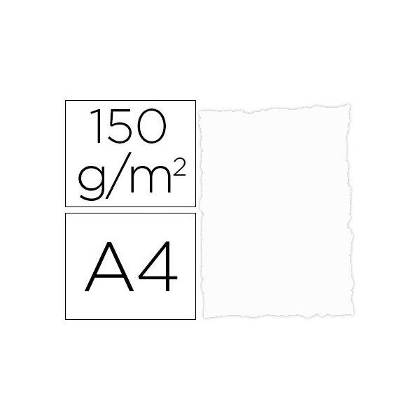 Michel Papel Pergaminho Din A4 Troquelado 150 Gr Cor Parchment Branco 25 folhas - OFF073711CE