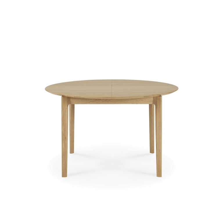 Ethnicraft Bok eettafel uitschuifbaar 129/179x129 eiken