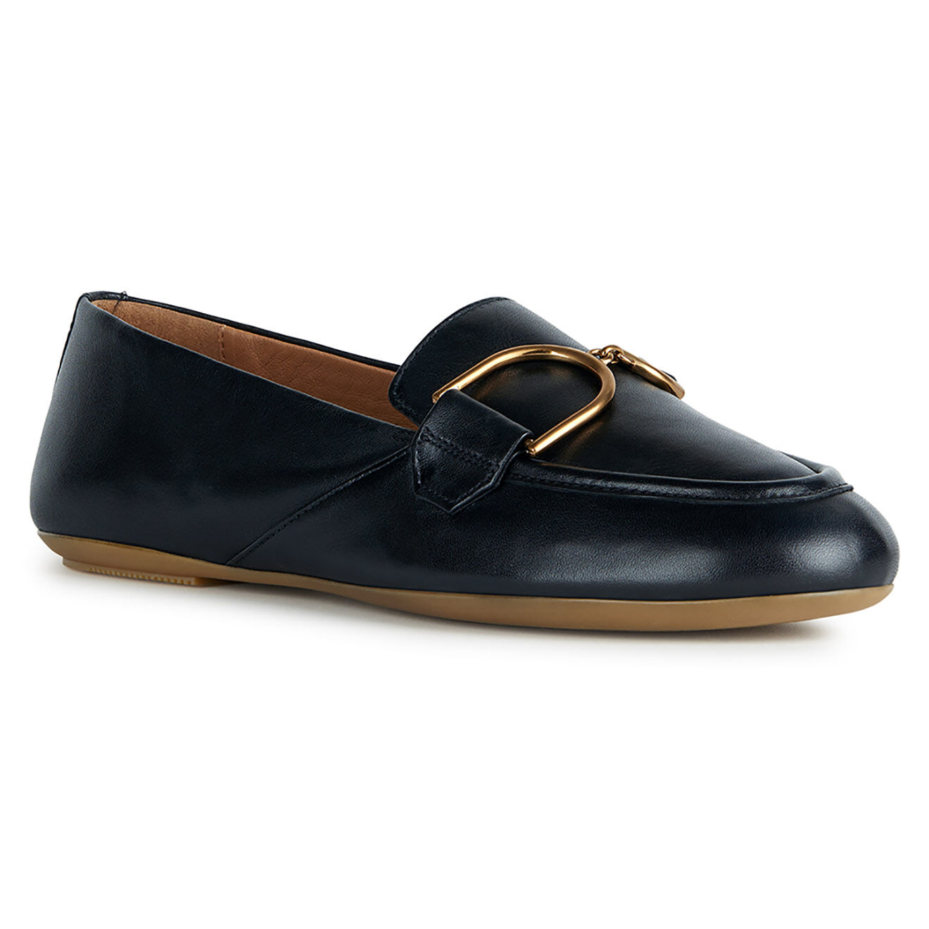 Geox Mocassins en Cuir Palmaria noirs