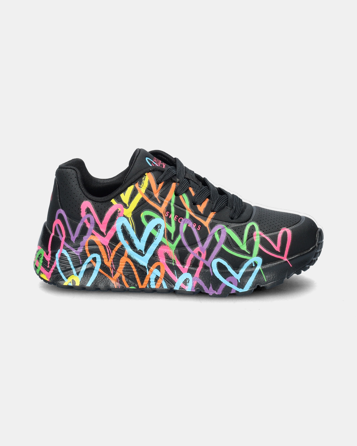 Skechers Uno Lite Lage sneakers  - zwart