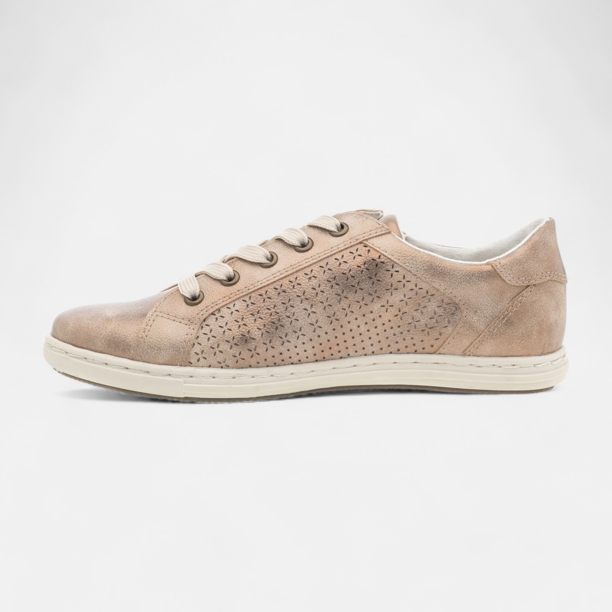 Baskets basses Femme bronze