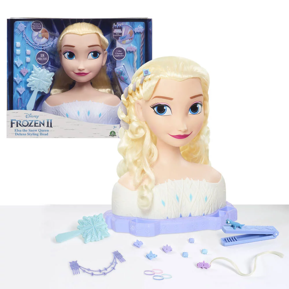 LA REINE DES NEIGES 2 - TETE A COIFFER DELUXE - ELSA