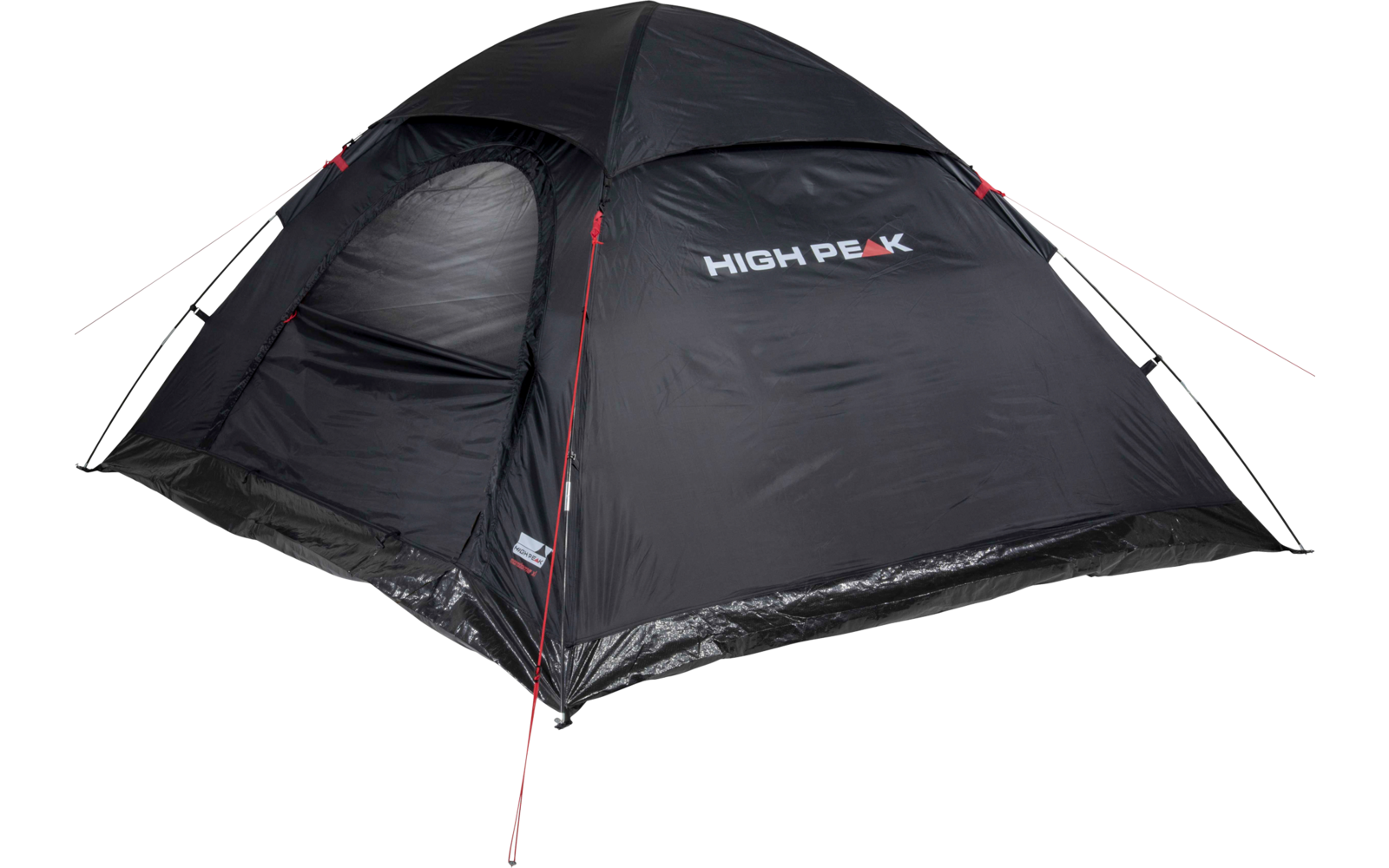 High Peak Monodome XL freistehendes Einfachdach Kuppelzelt schwarz für 4 Personen