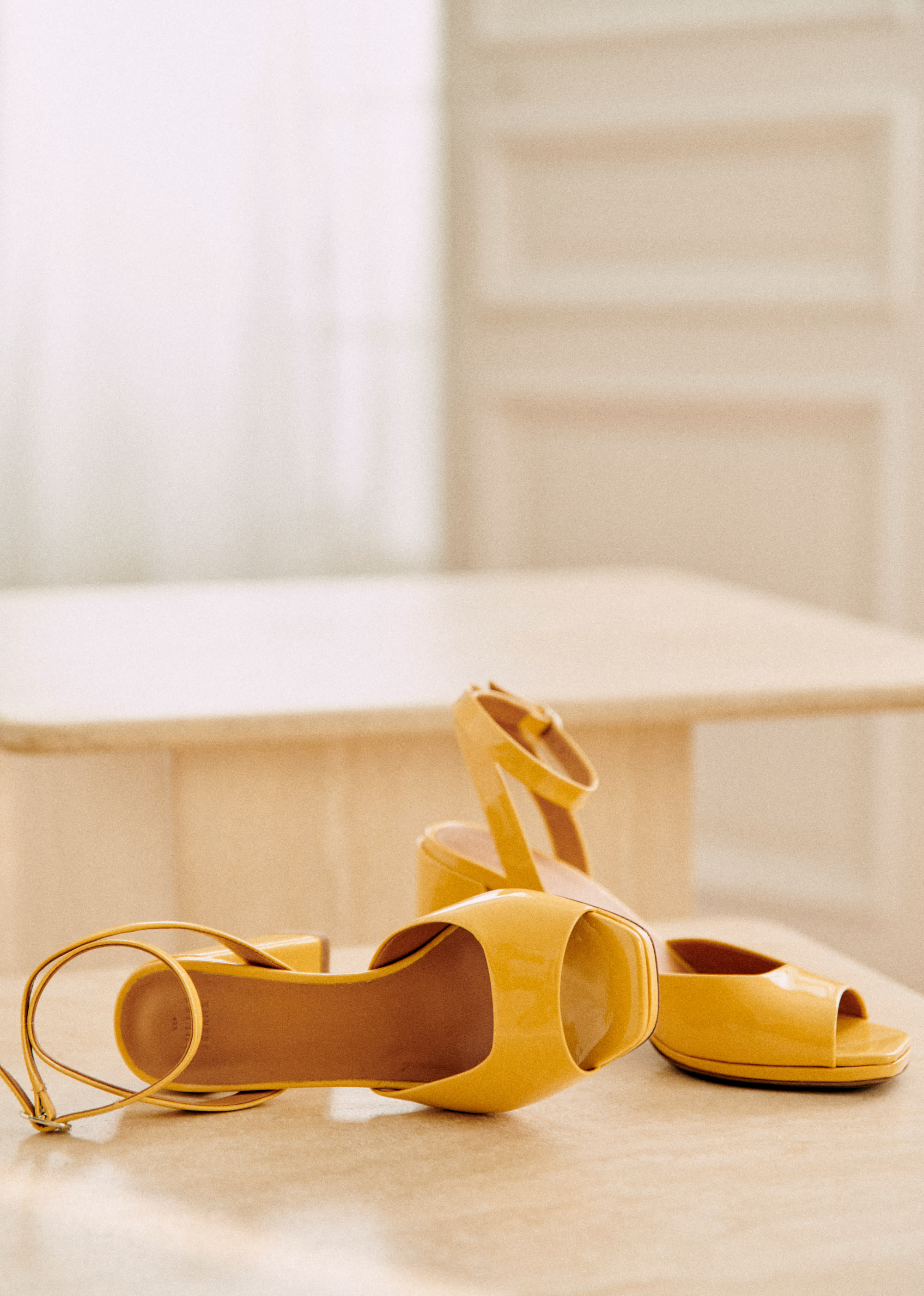Sandales High Maxine - Jaune vernis - SOULIERS/SOULIERS Sandales 5906238