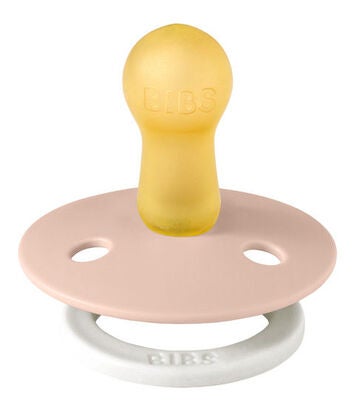 BIBS Smokk Colour 2-pack Lateks Størrelse 2, Blush Glow/Vanilla Glow