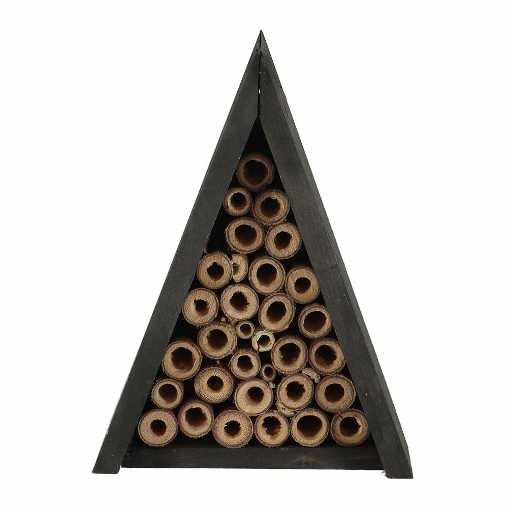 Hôtel à insectes en pin wigwam abeilles