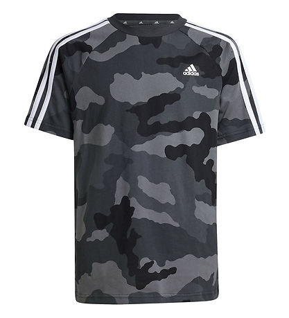 adidas Performance T-shirt - J BL Camo T - Gr?/Sort