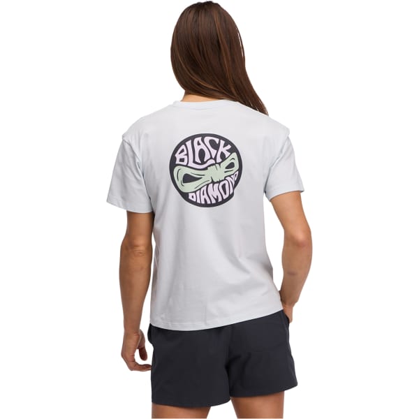 T-shirt escalade BLACK DIAMOND W ROPE BADGE SS TEE BELAY BLUE