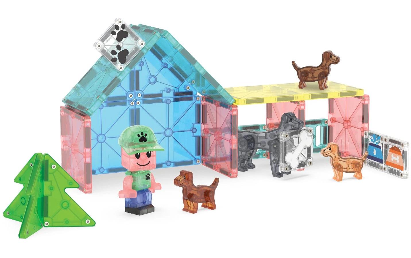 Puppy Park 27 TeileBau-Set mit 27 magnetischen Teilen