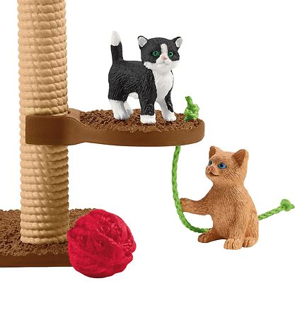 Schleich Farm WoRød - Katteleget?j - H: 12 cm 42501