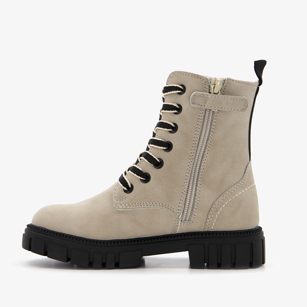 Blue Box meisjes veterboots van imitatiesuède
