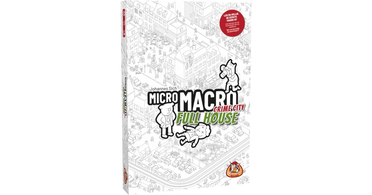 White Goblin GamesMicroMacro: Crime City Full House Bordspel  (Nederlands, 1 - 4 spelers, 15 - 45 minuten, Vanaf 12 jaar)