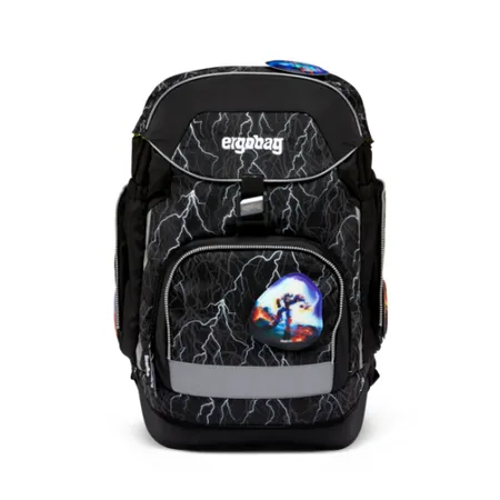 ergobag PACK Schulrucksack-Set REFLEX GLOW ReflektBär, 6-teilig