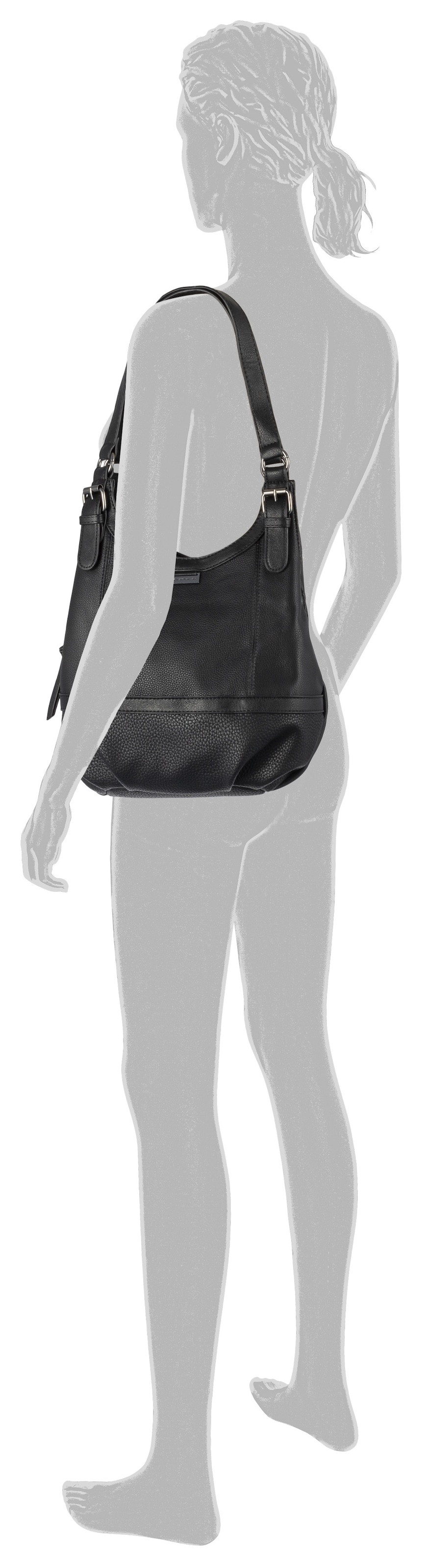 TOM TAILOR Schultertasche »JUNA« mit praktischer Einteilung