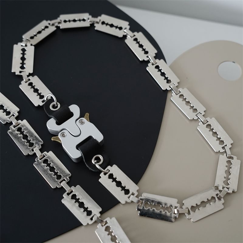 BABLIBU - Scheermesgesp legering ketting