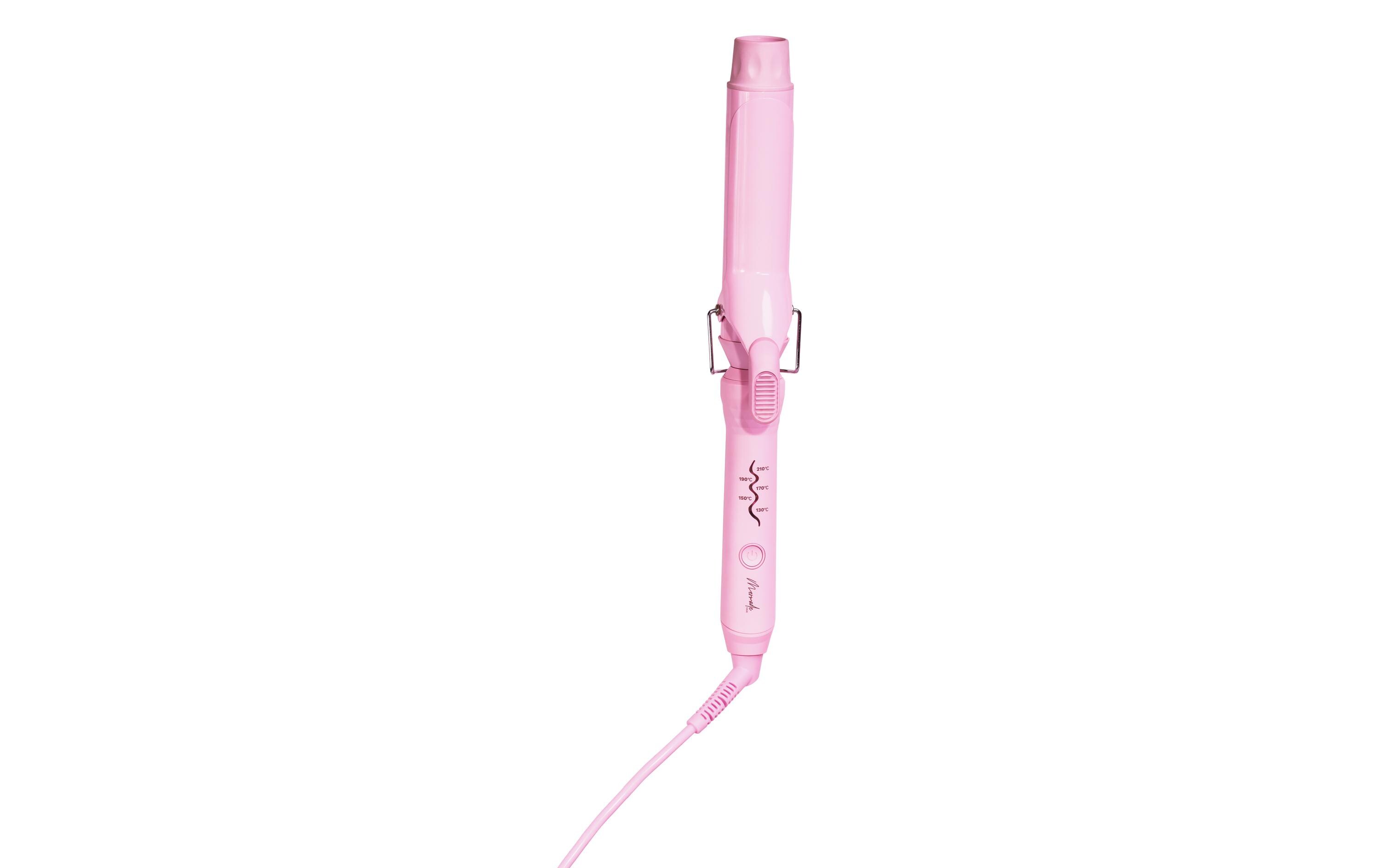Welleneisen Style Wand PinkDreifaches Welleneinsen