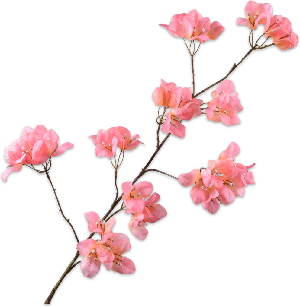 Silk-Ka kunstbloem Bougainvillea roze 120 cm