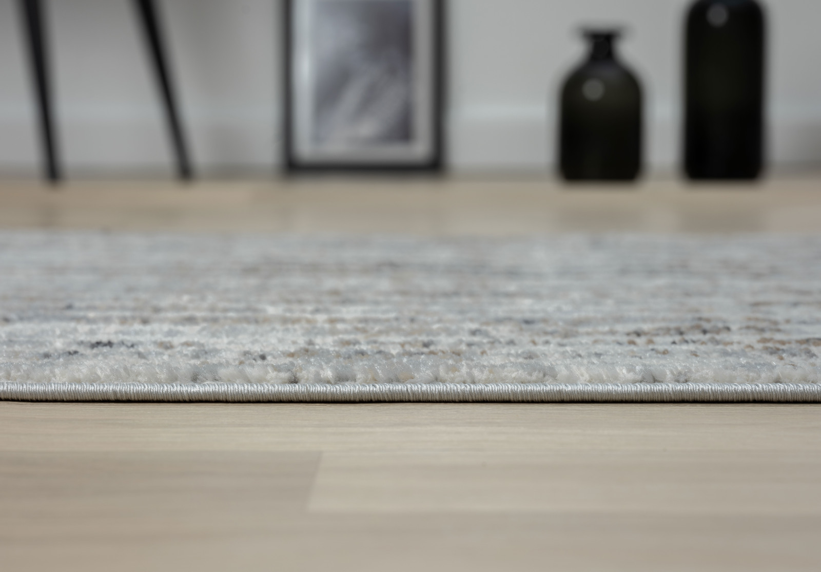 Teppich MY SOUL - creme-hellgrau - 80x150 cm