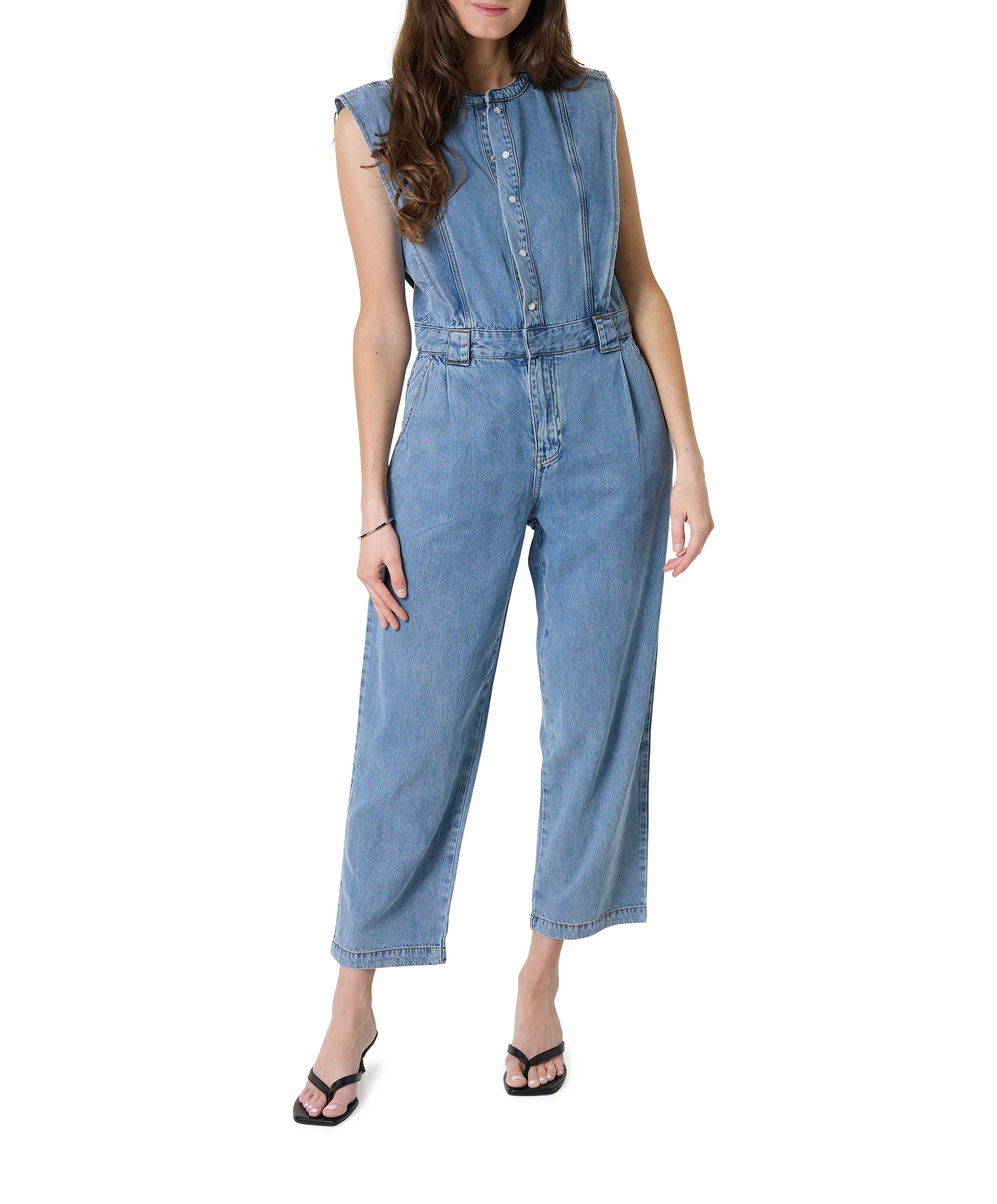 SUNCOO dames jumpsuit blauw