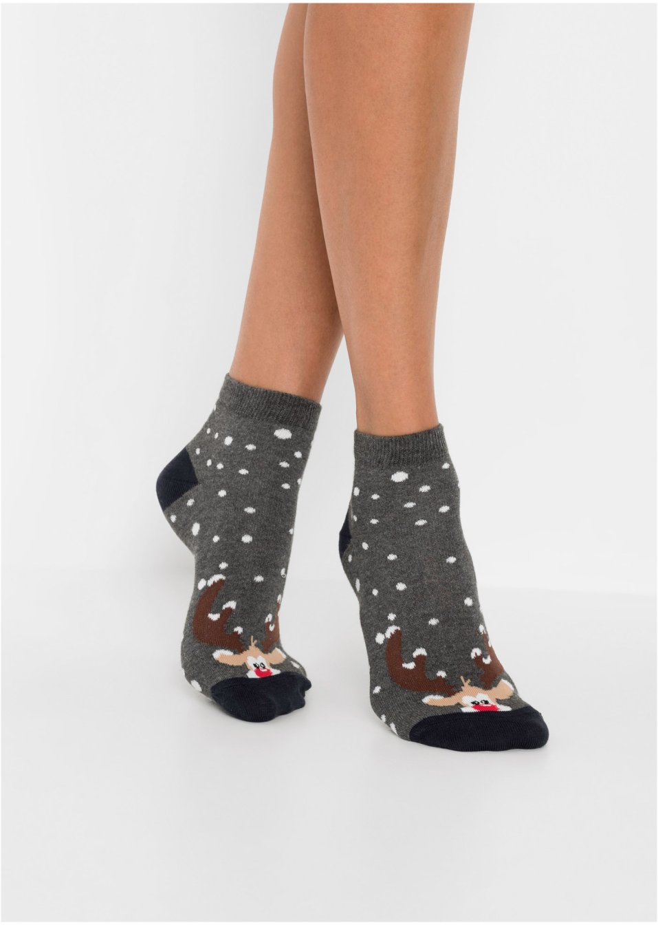Lot de 6 paires de chaussettes courtes de Noël