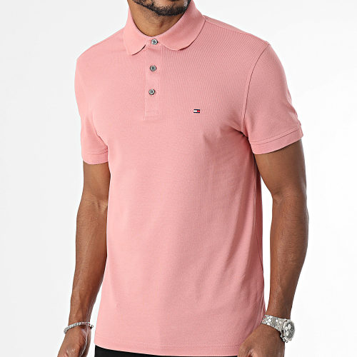 Polo Manches Courtes Slim 1985 7771 Rose