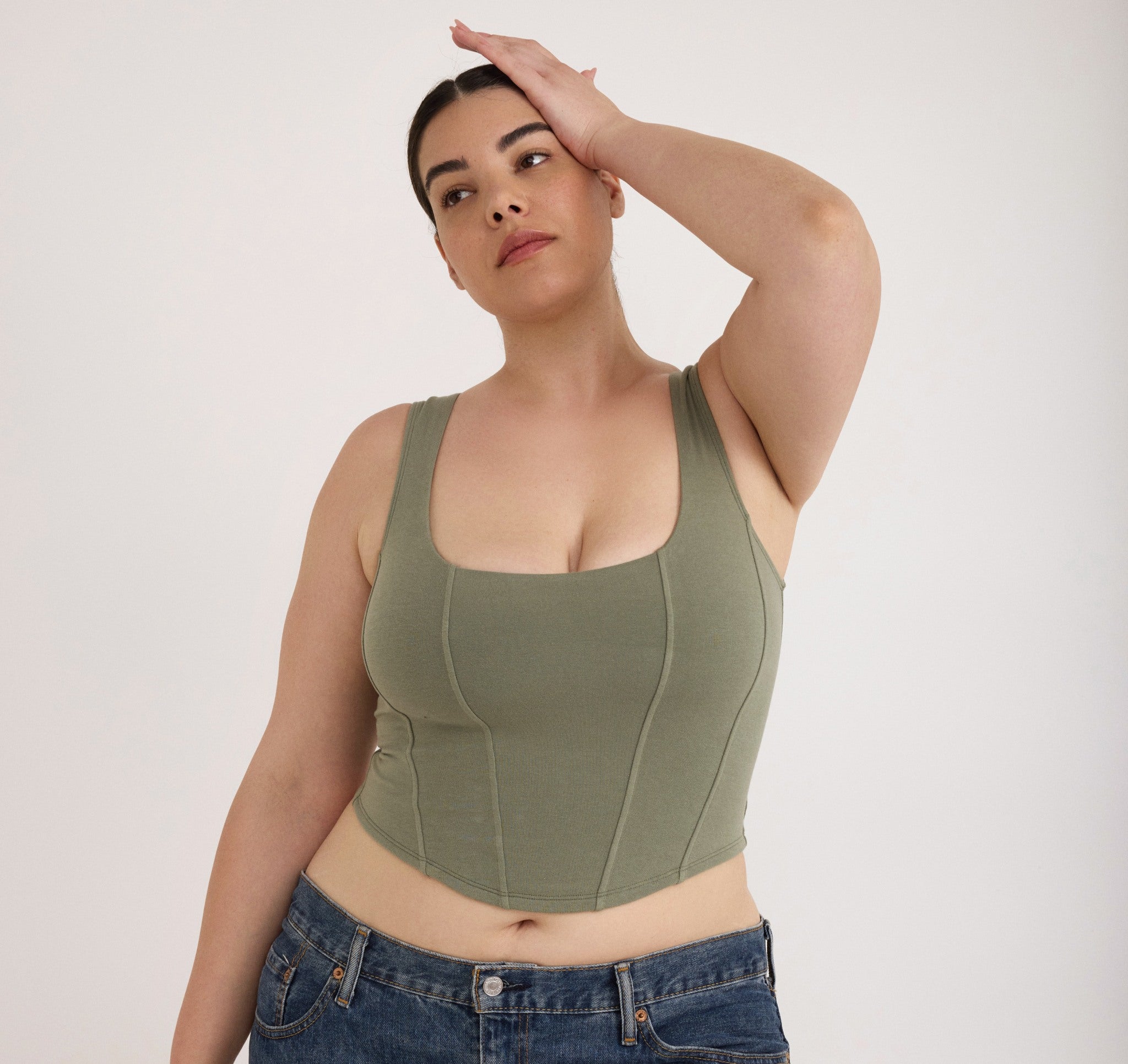 COTTON<br>Flex Corset Top