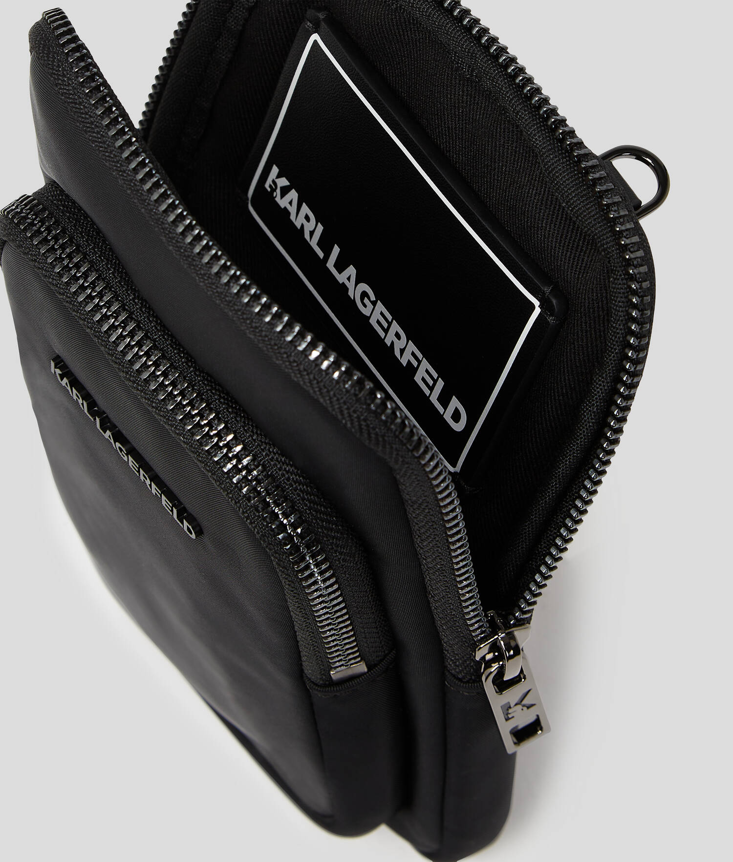 POCHETTE EN NYLON K/ESSENTIAL - Noir