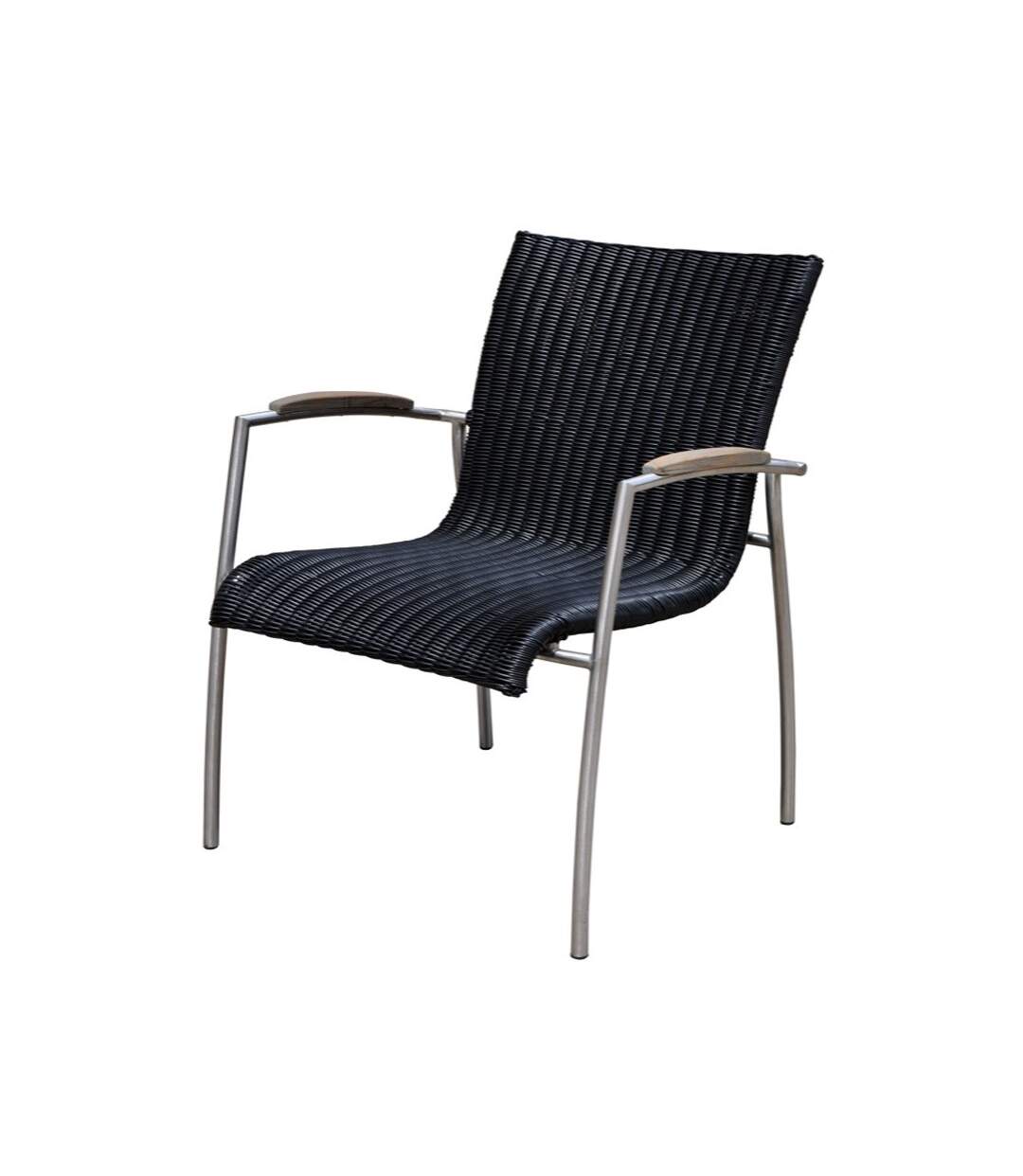 Paris Prix - Table & Chaises De Jardin En Acier melbourne Noir