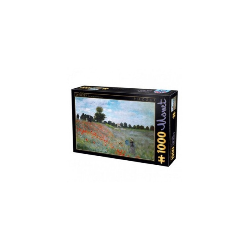 Puzzle 1000 pièces Monet Champs de coquelicots