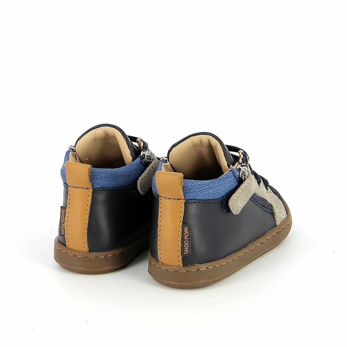 SHOO POM<br>Tênis de couro Bouba Bi Zip