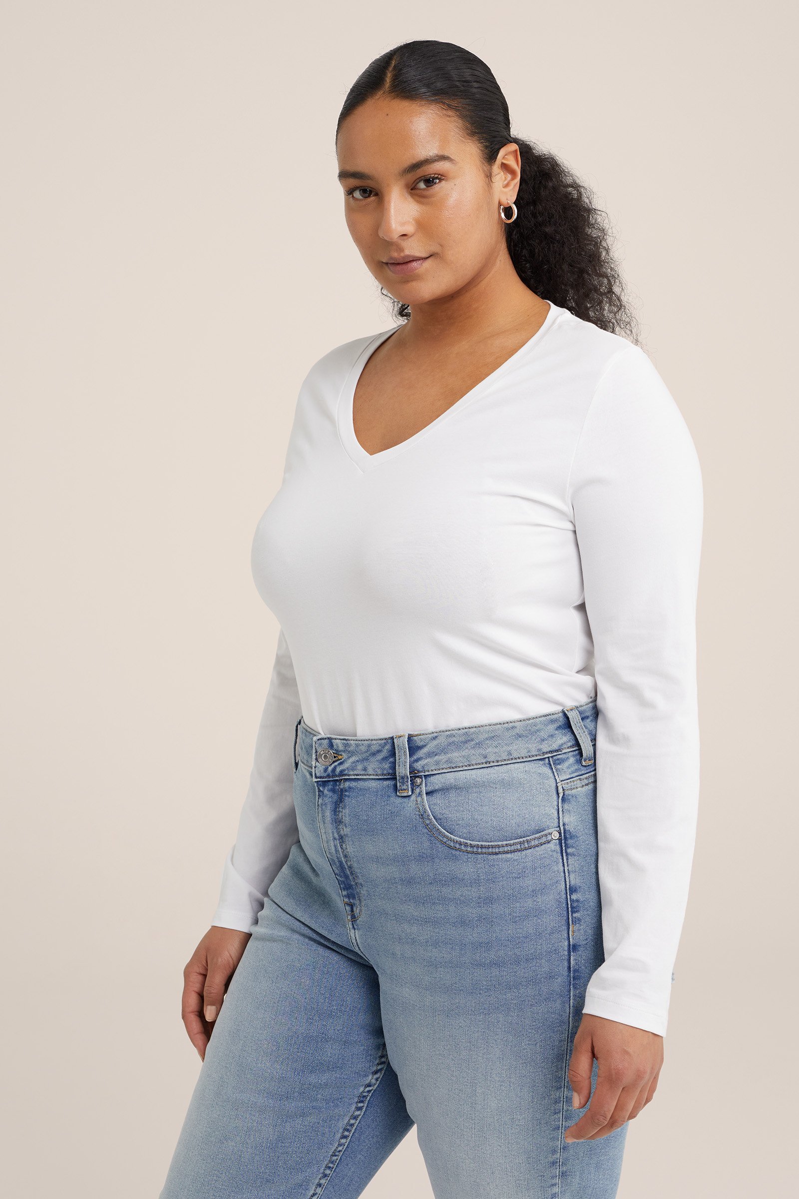 T-shirt - Curve WE Fashion Wit