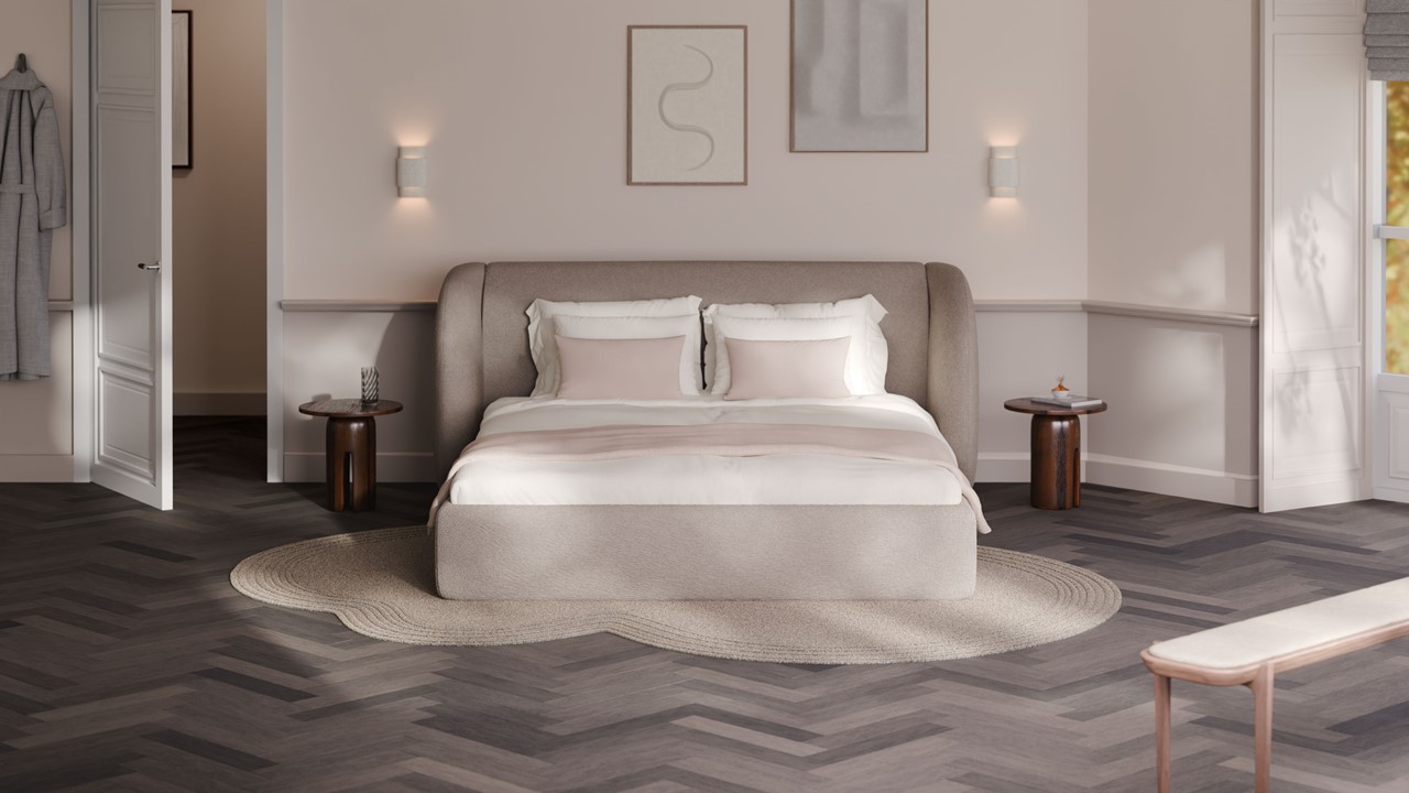 Bed Cove - Fine bouclé beige