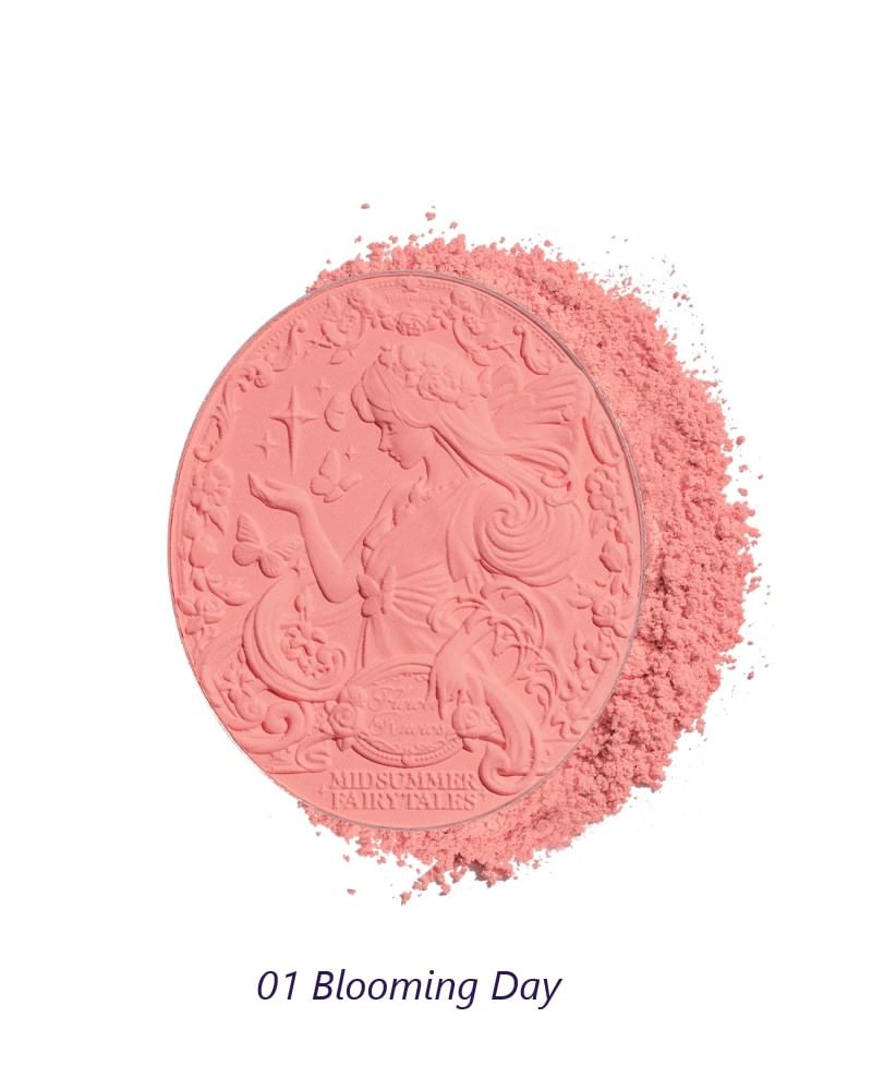 Flower Knows - Midzomer Sprookjes Fluweel Embossed Blush - 01