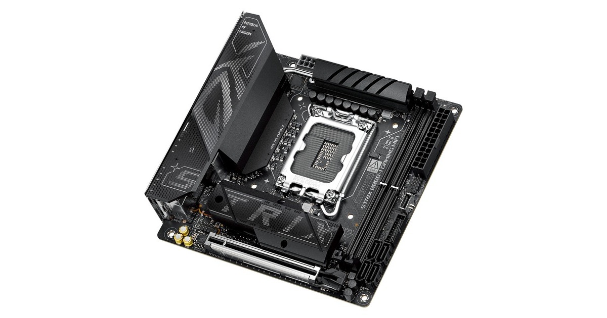 ASUSROG STRIX B860-I GAMING WIFI socket 1851 moederbord  (RAID, 2.5 Gb-LAN, Wi-Fi 7, BT, Sound, Mini-ITX)